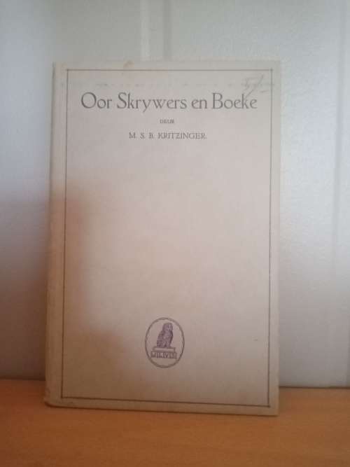 Oor Skrywers en Boeke