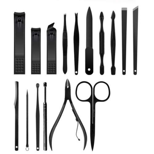 Nail Clipper set / Manicure Pedicure set With Leather Case 16pcs `Local stock`