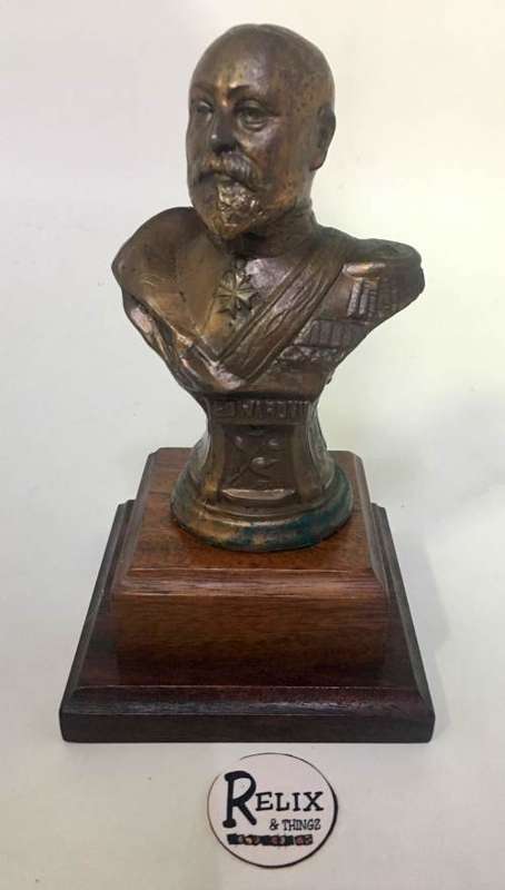 KING EDWARD VII MOUNTED BUST