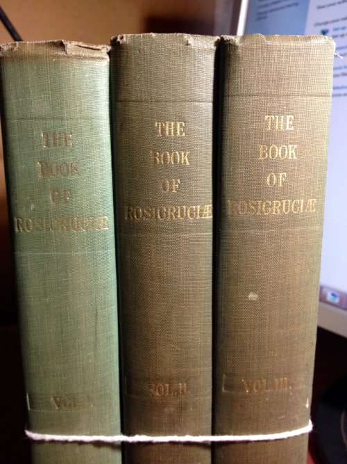 THE BOOK OF ROSICRUCAE VOL I; II & III SET OF THREE - CLYMER