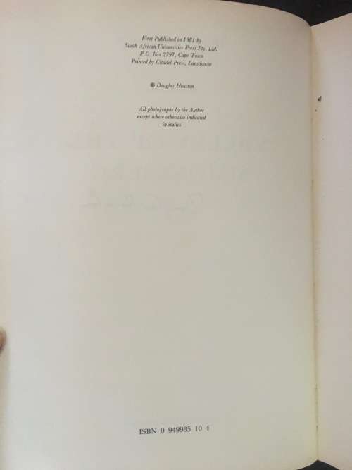 Valley of the Simonsberg - Douglas Houston (Signed Copy) Hardcover