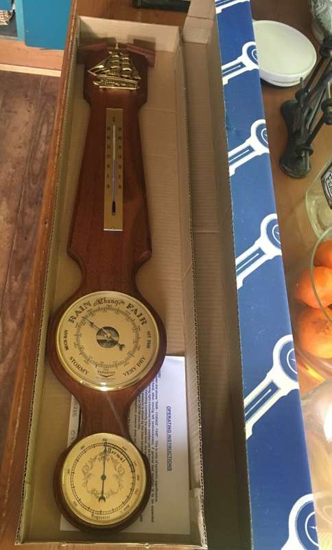 Barometer by Barostar - Wall Hanging 840mm x 200mm Barometer, Hygrometer, Thermometer