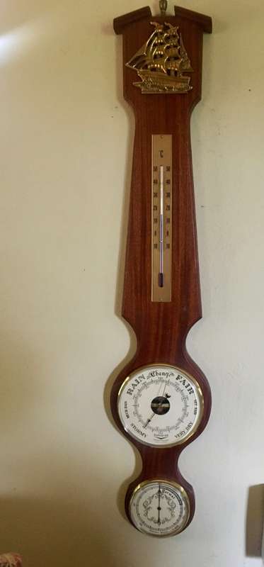 Barometer by Barostar - Wall Hanging 840mm x 200mm Barometer, Hygrometer, Thermometer