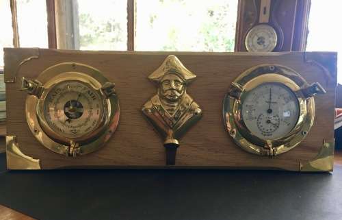 BAROMETER by BAROSTAR in OAK CASING
