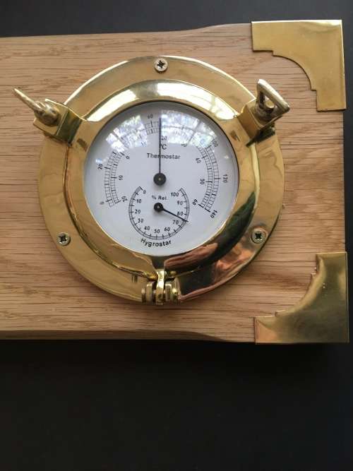 BAROMETER by BAROSTAR in OAK CASING