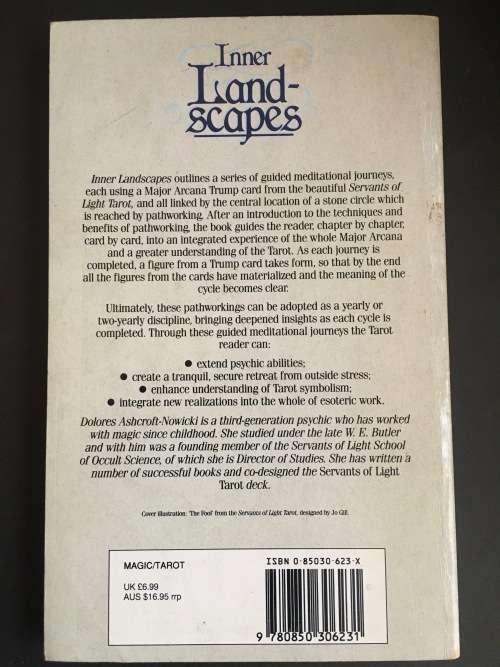 INNER LANDSCAPES - A journey into Awareness by Pathworking - Dolores Ashcroft-Nowicki - soft cover