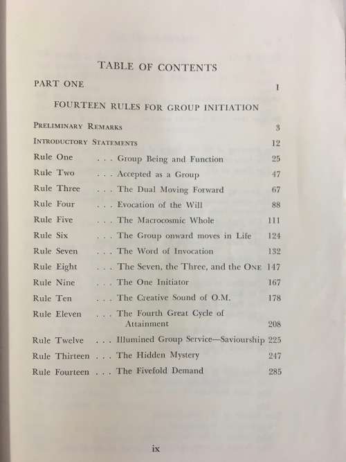 THE RAYS and THE INITIATIONS - FIRST EDITION 1960 by Alice A Bailey Vol 5...   (2in1) Hard Cover.