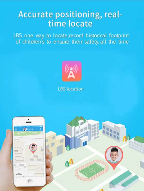 Kids GPS smartwatch with SIM Card for calls