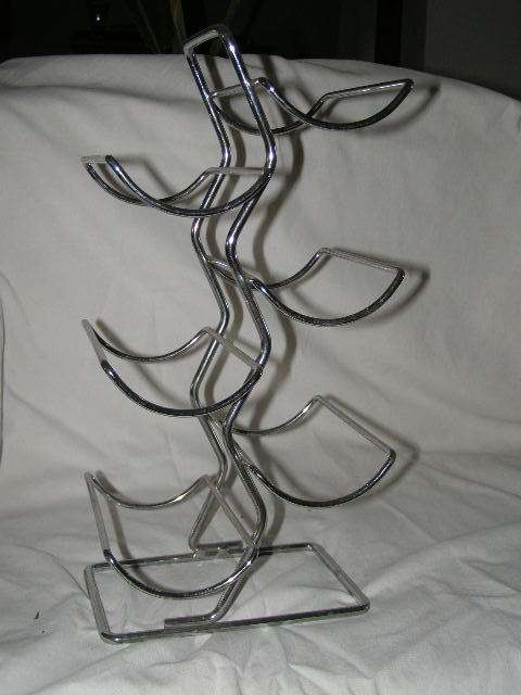 Old Style Wine Rack for six (6) bottles