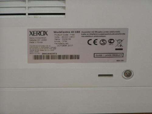 Xerox Workcentre 4118