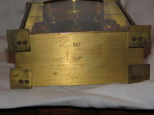 WOW!  VERY RARE JAEGER LE COULTRE SKELETON MANTLE PIECE CLOCK 1940'S
