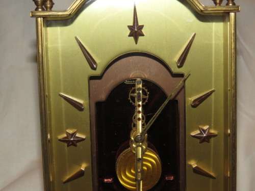 WOW!  VERY RARE JAEGER LE COULTRE SKELETON MANTLE PIECE CLOCK 1940'S