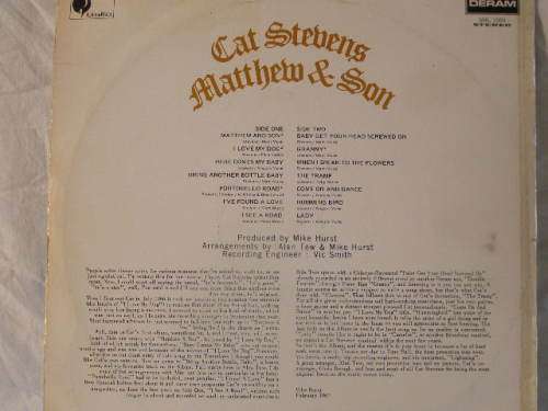 CAT STEVENS MATHEW & SON LP