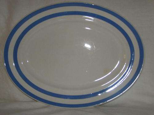 Cornishware Serving Platter JG Green