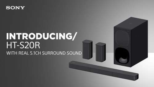 Sony 400W 5.1ch Dolby Soundbar HT-S20R