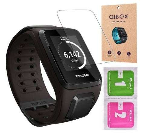 TomTom Spark Screen Protector (3-Pack), Tempered Glass Screen Guard