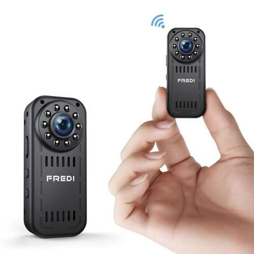 FREDI Hidden Mini Camera Spy Mini Camera 1080p HD mini wireless camera ip camera for iPhone/Android