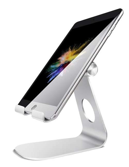 Tablet Stand Adjustable, Lamicall iPad Stand : Desktop Stand Holder Dock for new iPad 2017 Pro 9.7,