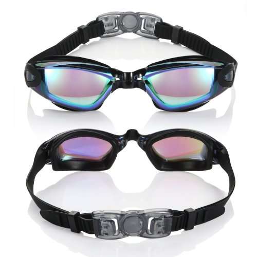 Aegend Swim Goggles, Swimming Goggles No Leaking Anti Fog UV Protection Triathlon Swim Goggles with