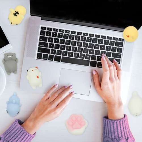Mochi Squishy Toys, Satkago Squishies 20 Pcs Mini Squishies Squishys Mochi Animals Stress Toys Panda