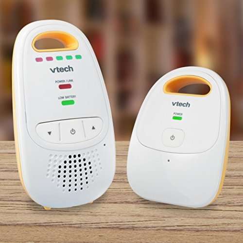 VTech DM111 Audio Baby Monitor with up to 305m of Range, 5-Level Sound Indicator