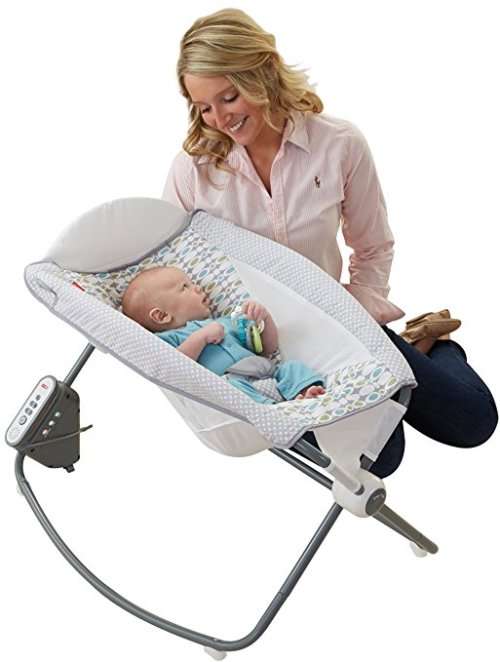 Fisher-Price Auto Rock 'n Play Sleeper, Aqua Stone