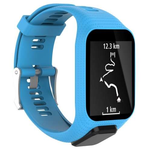 Watch Strap TomTom Runner 2 3/Spark/Spark 3/Golfer 2/Adventurer + Screen Protectors (BLUE)