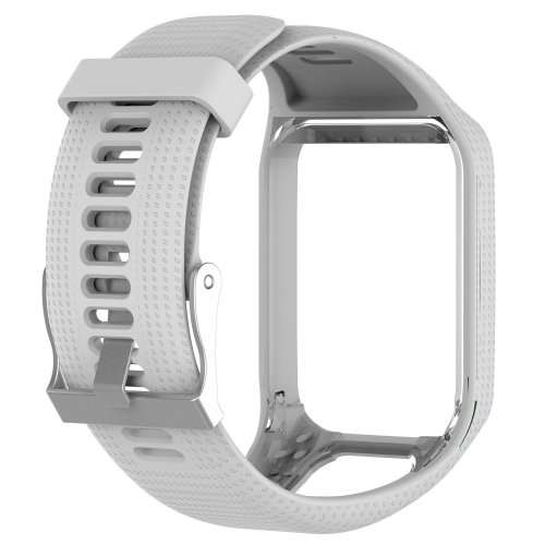 Watch Strap TomTom Runner 2 3/Spark/Spark 3/Golfer 2/Adventurer + Screen Protectors (WHITE)