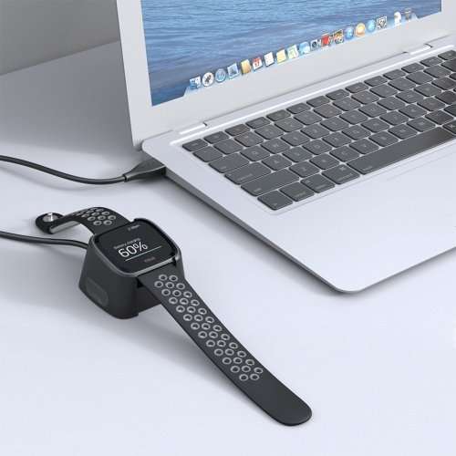 Fitbit Versa Charger,Replacement USB Charging Cable Dock for New Fitbit Versa Smartwatch 1M Cable