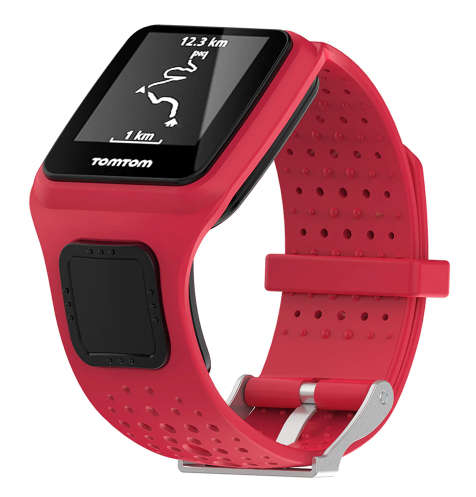 Replacement Wrist Strap Band For TomTom Runner 1 /TomTom Multi-Sport GPS Watch (RED)