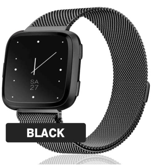 CHOOSE YOUR COLOUR Fitbit Versa Milanese Straps / Bands,Stainless Steel Milanese Metal Mesh Bracelet