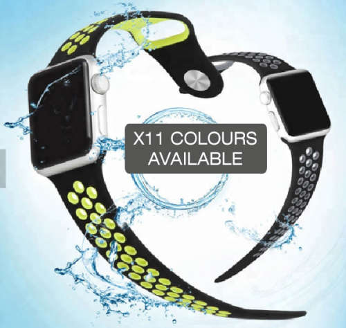CHOOSE YOUR COLOUR Apple Watch Bands 38mm 42mm, Silicone strap band for iWatch series 1/2/3