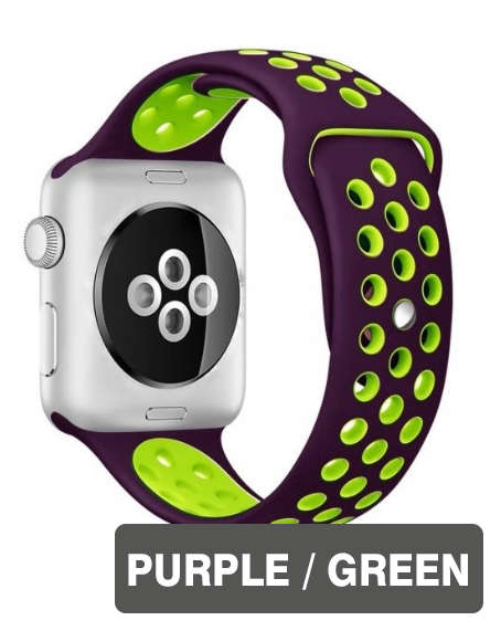 CHOOSE YOUR COLOUR Apple Watch Bands 38mm 42mm, Silicone strap band for iWatch series 1/2/3