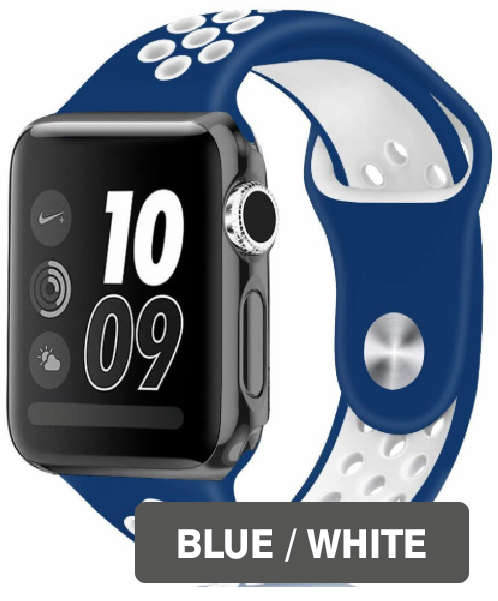CHOOSE YOUR COLOUR Apple Watch Bands 38mm 42mm, Silicone strap band for iWatch series 1/2/3