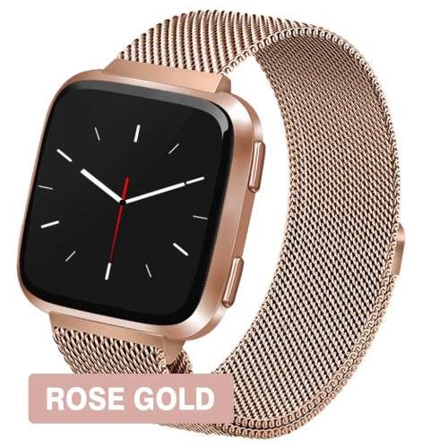 CHOOSE YOUR COLOUR Fitbit Versa Milanese Straps / Bands,Stainless Steel Milanese Metal Mesh Bracelet