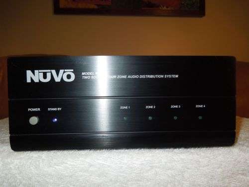 NUVO NV-A4 AMPLIFIER AUDIO DISTRIBUTION SYSTEM | 2 SOURCE | 4 ZONE