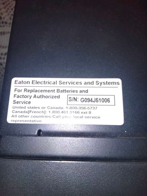 EATON 5PX1500IRT 2U UPS| 1500VA, 1350W | INCLUDES 5PXEMB48RT 48V, 50A BATTERY PACK | WRACKMOUNTABLE