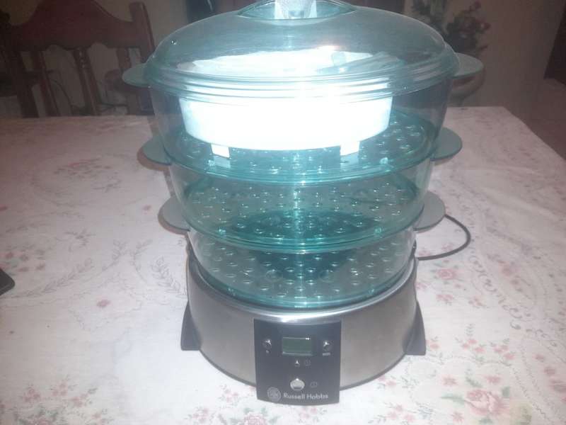 RUSSELL HOBBS 10969 STEAMER | 3 TIER | SATIN QUARTZ