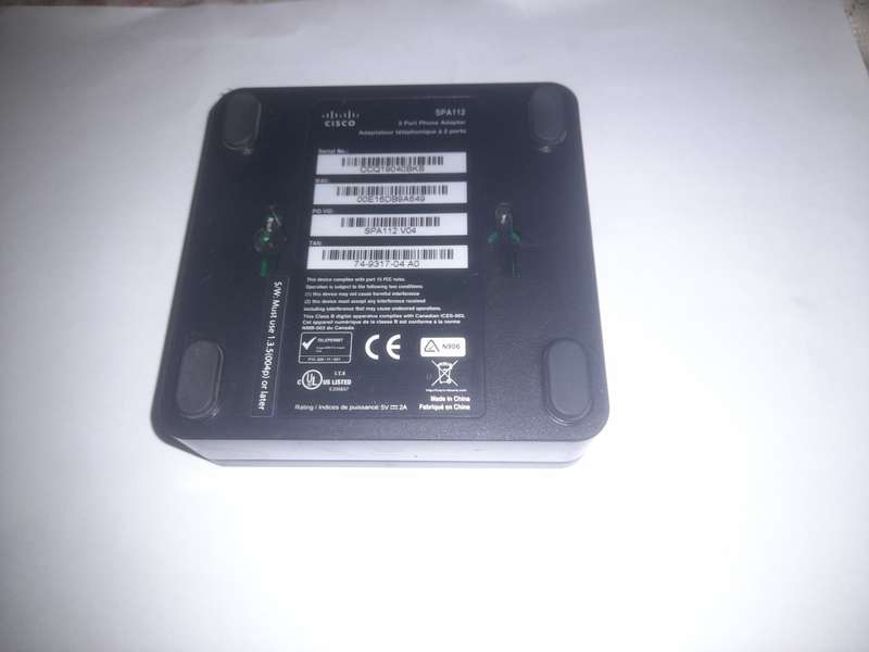 CISCO SPA112 2-PORT PHONE ADAPTER