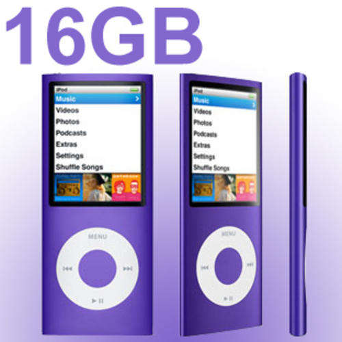 MP4 PURPLE WITH SONY IN-EARPHONES