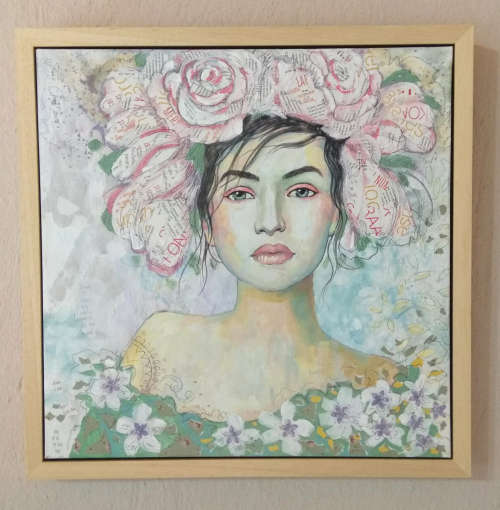 Frans Cronjé painting