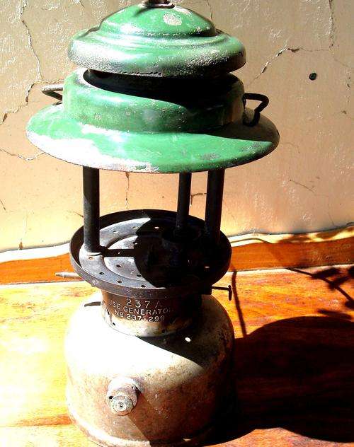 Vintage Coalman Lamp