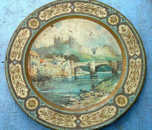 Vintage Tin Wall Plate