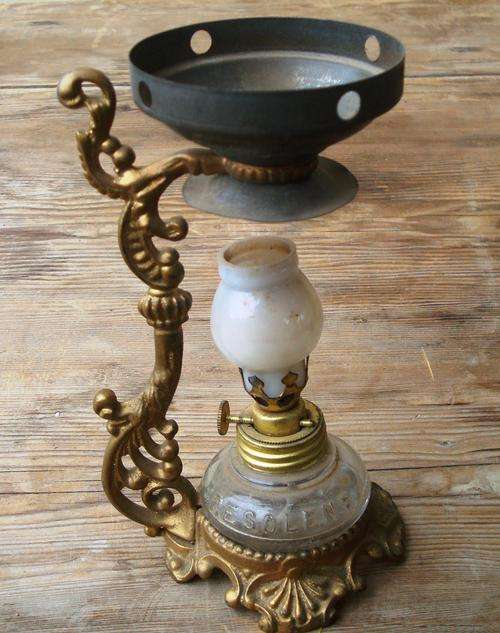 Vintage Cresolene lamp.