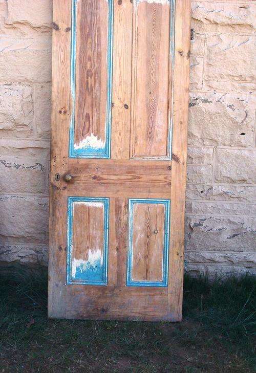 Vintage pine door