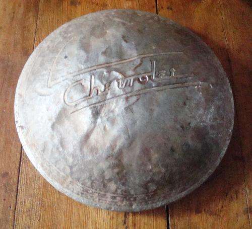 Vintage Chevrolet hubcap