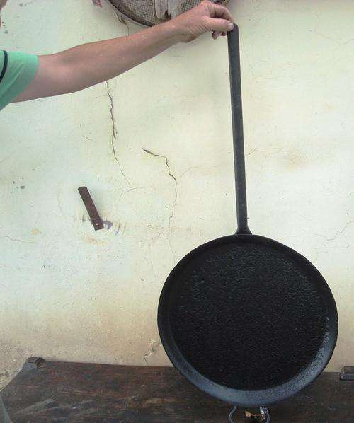 Huge steel pan