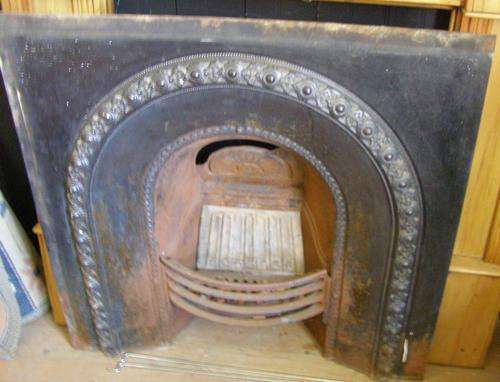 Castiron fireplace