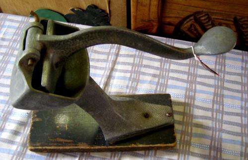 Unusual Vintage cookie maker.