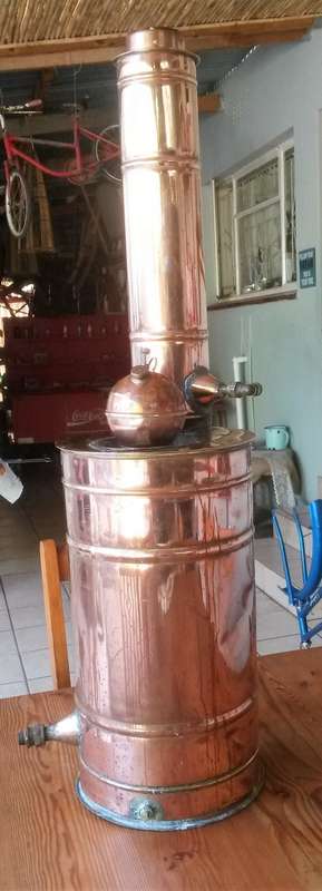 Vintage Copper-Paraffin Geyser - Rare and Functional condition